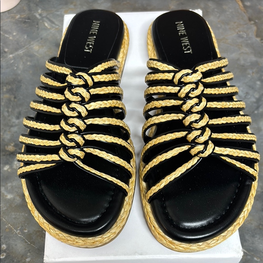 Nine West Sandals with Woven Design